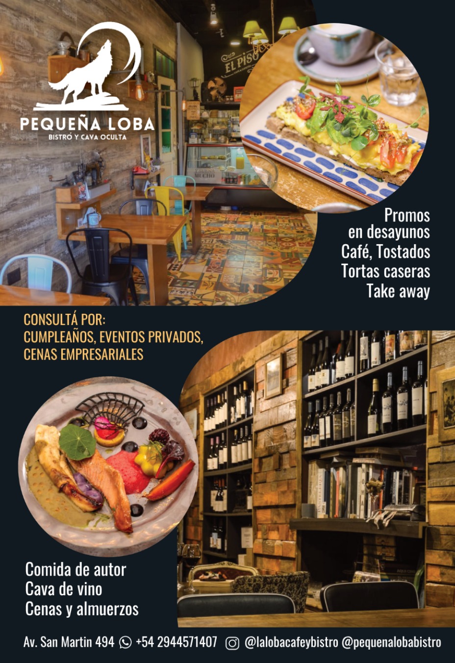 pequeña loba restaurant bistro cava cafeteria